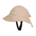 thumbnail image 4 of Sombrero de pescador Yinane con protección solar plegable para hombre y mujer Caqui, 4 of 8
