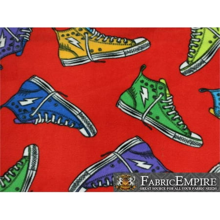 Fleece Fabric Printed ANTI PILL MULTICOLOR CLASSIC (Best Fabric For Gym Clothes)