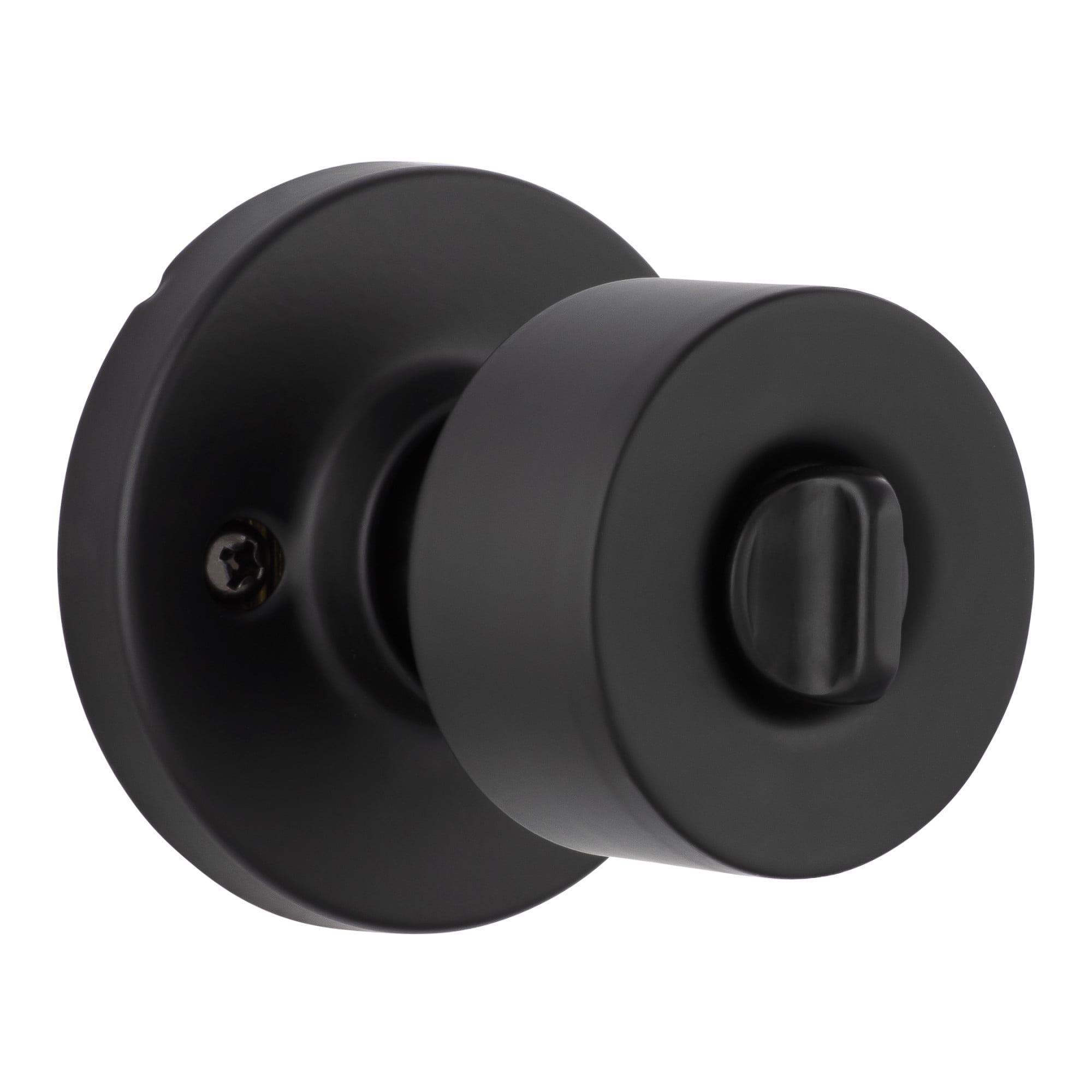 Miseno MLK1080BK Tuscora Shaker Single Cylinder Keyed Entry Door Knob Set - Black