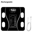 thumbnail image 2 of Wisewang Body Fat Scale Smart Wireless Digital Bathroom Weight Scale Body Composition Analyzer With Smartphone App Bluetooth-compatible Black Charge, 2 of 6