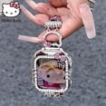 thumbnail image 2 of Kawaii With Drill Hello Kitty 38/40/41mm Watch Strap Cartoon Girl'S Heart Suitable Iwatch 42/44/45/49mm Watch Case Trendy Gift, 2 of 5