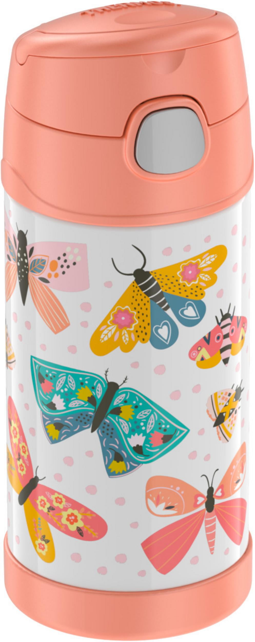  GOODOLD Butterflies Vintage Kids Water Bottle, Insulated Stainless  Steel Water Bottles with Straw Lid, 12 oz BPA-Free Leakproof Duck Mouth  Thermos for Boys Girls: Home & Kitchen