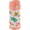 thumbnail image 3 of Thermos Stainless Steel Funtainer Water Bottle with Straw, Butterfly, 12 Fluid Ounces, 3 of 9