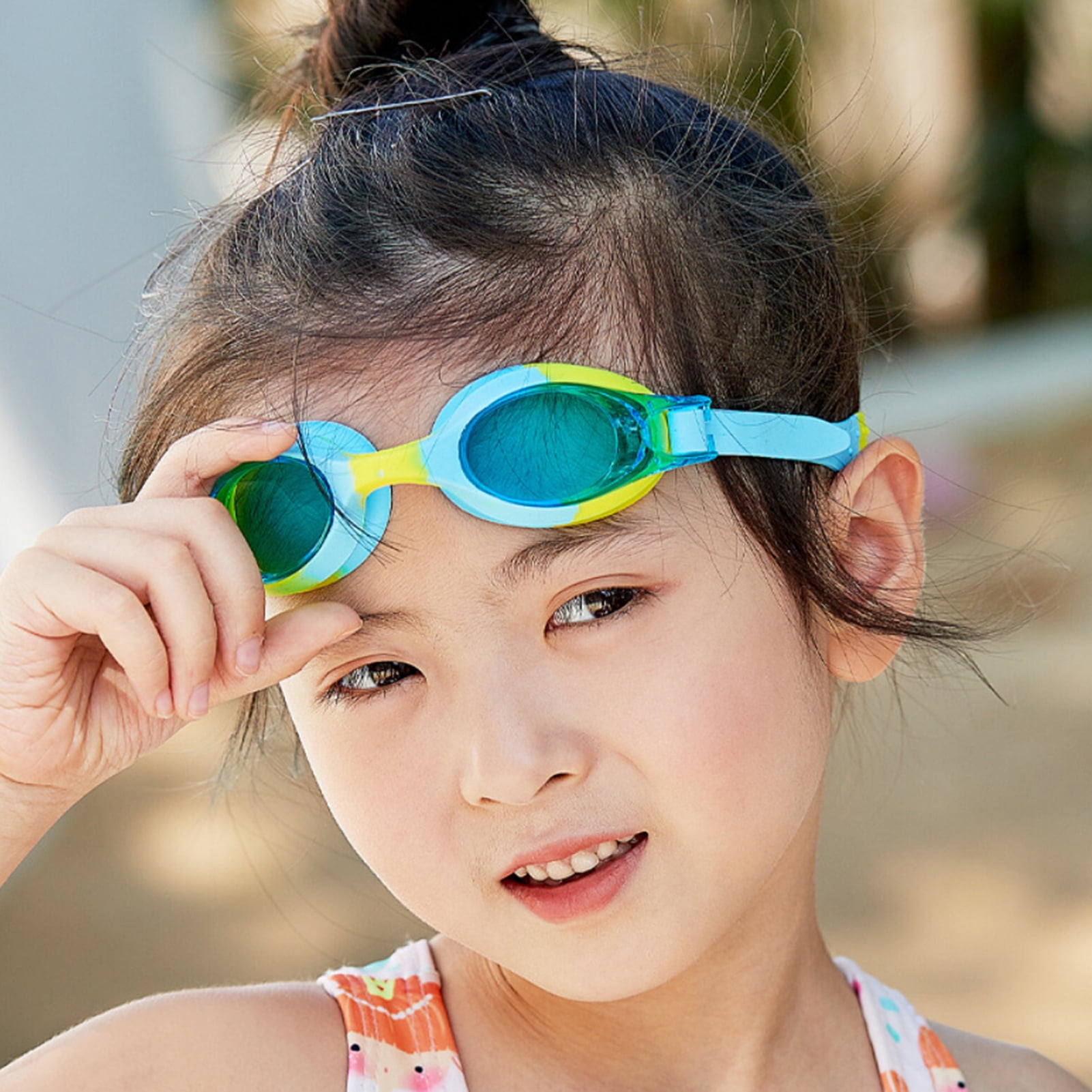 Swimming Goggles for Kids Girls Boys Age 3 12 Years Old Anti fog 100 UV Protection High Clarity Kids Swim Goggles