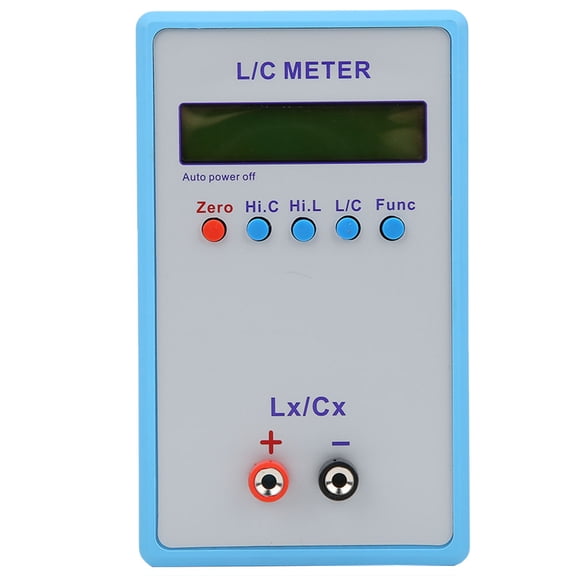 Riousery Black 5.9in Digital Inductance Capacitance Meter Handheld LC-200A LCR Multimeter Measurement Tool for Accurate Circuit Testing and Component Analysis
