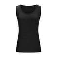 thumbnail image 3 of Lmnyox Slim Tank Tops for Women Ribbed Scoop Neck Summer Basic Tee Casual Trendy Sleeveless Shirts 2025 Fashion, 3 of 6