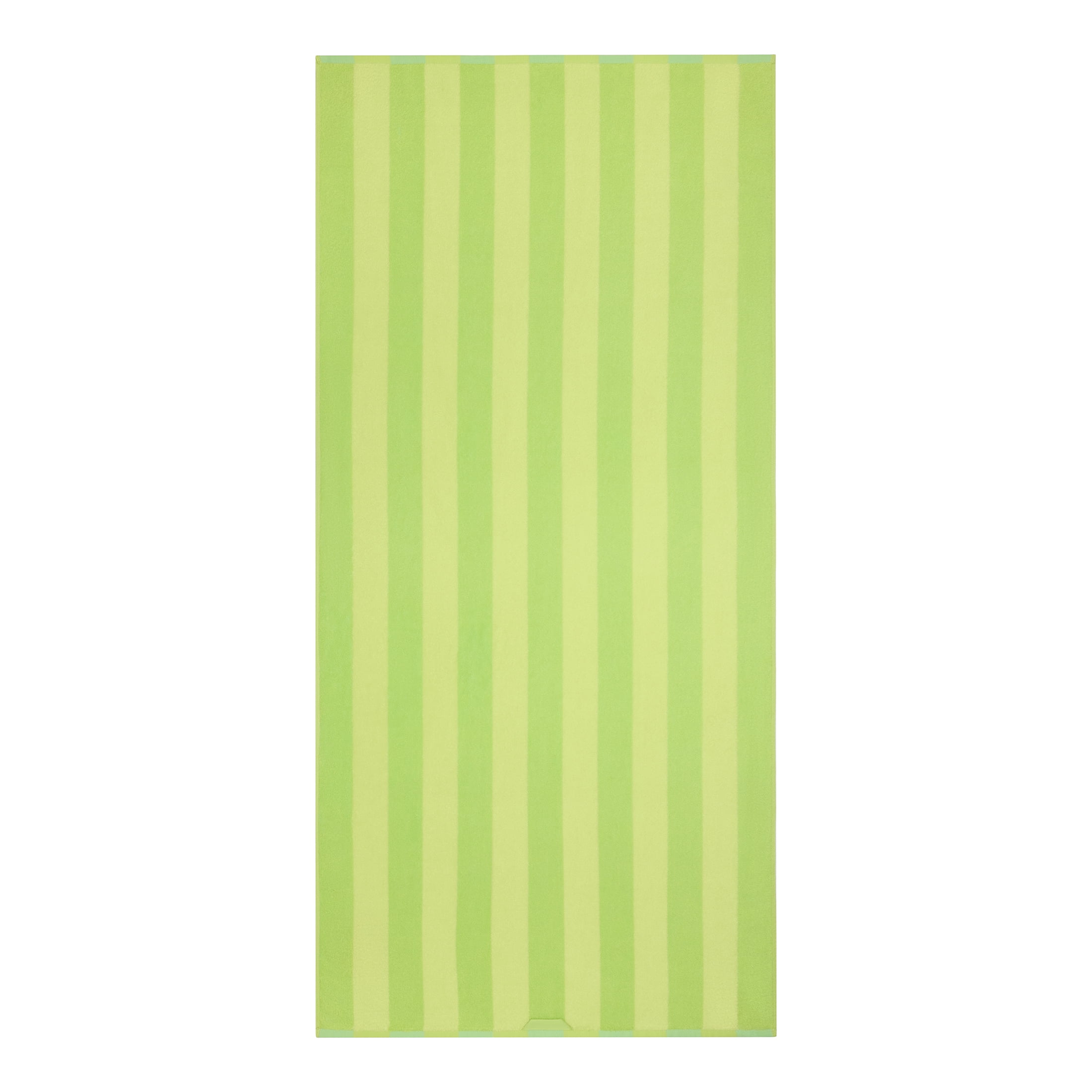Mainstays Cabana Striped Lemon & Lime Cotton-Blend Beach Towels (2 Count)