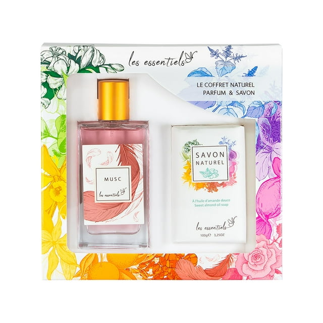 Set de regalo de perfume y jabón Les Essentiels Music para mujer