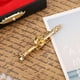 thumbnail image 4 of Eddwiin Broche para clarinete chapado en oro Broche para instrumentos musicales con caja de regalo, 4 of 14