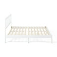 thumbnail image 4 of Noble House Vihaan Modern Farmhouse Acacia Wood Queen Bed Platform, White, 4 of 10