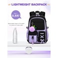 thumbnail image 3 of KKLDOGS 3PCS Backpack with Lunch Box Set, Cute Kawaii Bookbag Backpack Aesthetic Large Laptop Backpack for Friends and families, 3 of 12