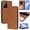 Brown, variant on Wallet Case For Samsung Galaxy Note 20 Ultra, RFID Blocking Credit Card Holder,Premium PU Leather Folio Magnetic Closure Flip Kickstand Function with Hand Strap Shockproof Cover Women Men,Black