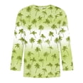 thumbnail image 4 of Fengqque T-shirt de Sport à Manches Sept pour Hommes, Col Rond, Jaune G(L), 4 of 4