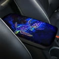 thumbnail image 3 of Renewold Sea Turtle Galaxy Auto Center Console Cover Pad Universal Fit for SUV Truck Car, Universal Car Armrest Seat Box Cover for Men Women, 3 of 6