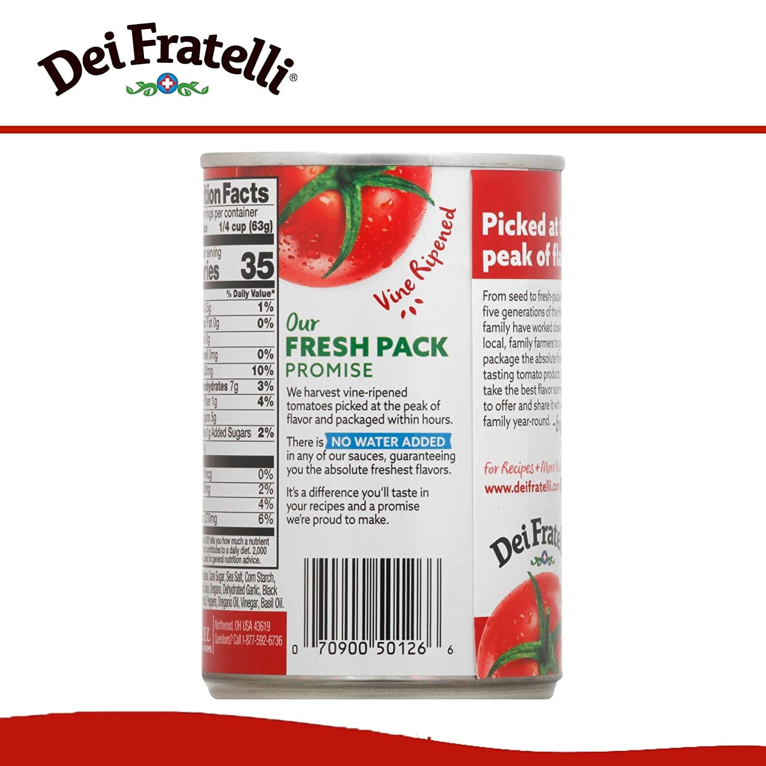 (2 pack) Dei Fratelli® Pizza Sauce 15 oz. Can