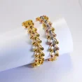 thumbnail image 4 of Loovee Jewelry Gold Bracelets for Women Beaded Bracelet 18K Gold Plated Bracelet Strand Bead Ball Bracelet Set Stackable Bracelet Adjustable Bracelet Set Jewelry for Gifts, 4 of 5