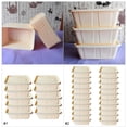 thumbnail image 3 of Conjunto de recipientes de comida desechables, caja de embalaje de alimentos de plástico grueso con tapas, 3 of 8