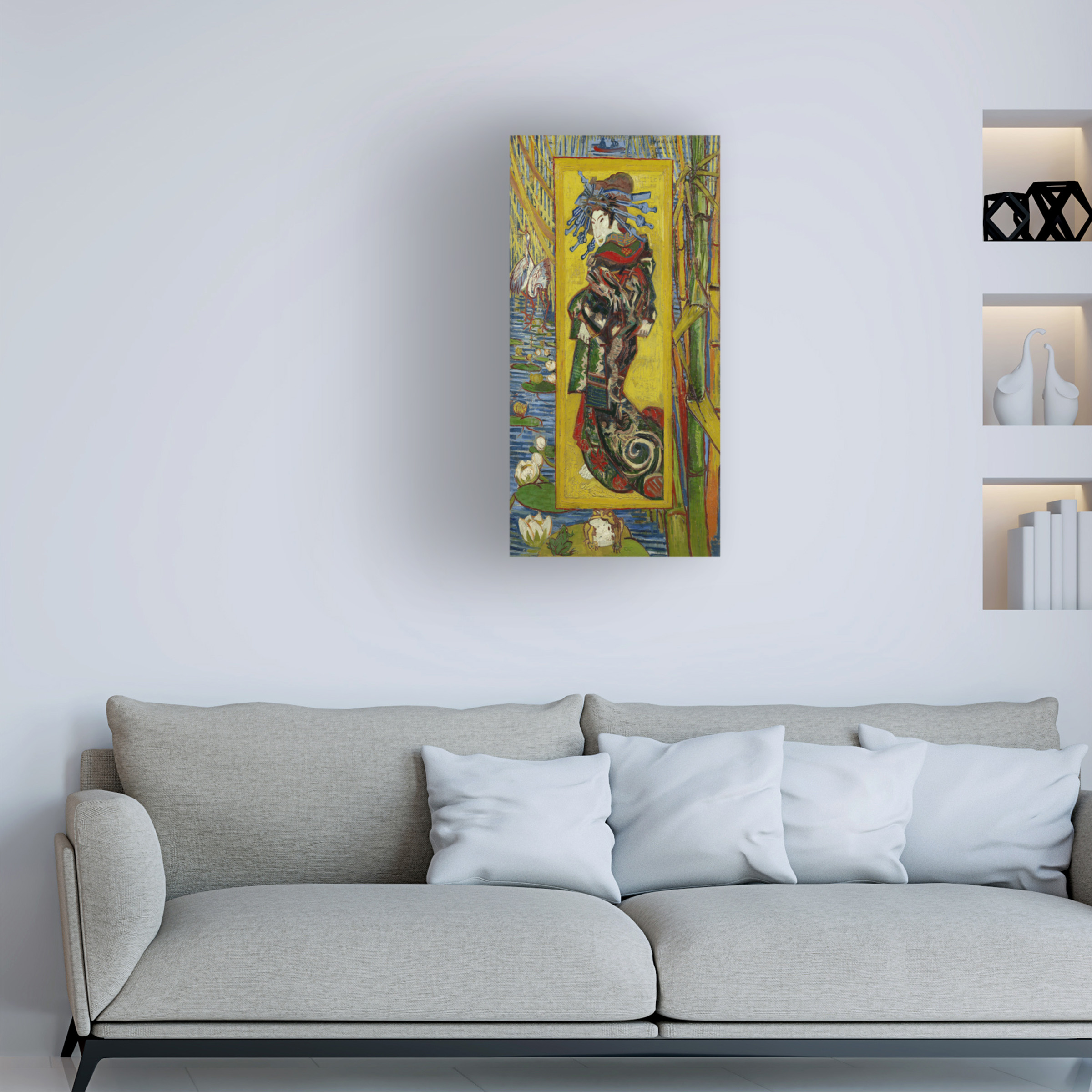 Van Gogh 'Courtesan After Eisen' Canvas Art