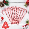 thumbnail image 3 of Etereauty OUNONA 18 Pcs Twinkling Candy Cane Christmas Lawn Stakes Pathway Markers Creative Christmas Tree Decoration Gift (15 cm, Red and White), 3 of 6