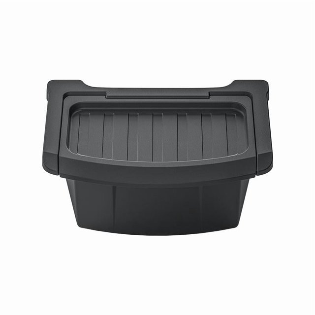 SharkTRUE For Tesla Model Y Launch 2025 Juniper Car Armrest Rear Tidying Tray Box Accessories Black Abs D4o2