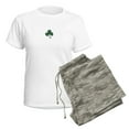 thumbnail image 5 of CafePress - Irish Shamrock Women's Light Pajamas - Women's Short Sleeve Print T-Shirt and Pants Light Cotton Pajama Set, 5 of 7