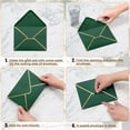thumbnail image 4 of PinesC 50 PCS Invitation Envelopes, 5x7 Envelopes for Invitations Green Envelopes for 5x7 Cards A7 Luxury Envelopes Mailing Envelopes for Wedding, Graduation, 4 of 5