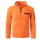 thumbnail image 4 of Blusa y camisa deportiva de manga larga con cuello alto y cremallera a cuadros para hombre, 4 of 9