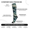 thumbnail image 5 of Compression Socks for Women and Men - Sea Waves Art Compression Socks Circulation for Workout, 5 of 8