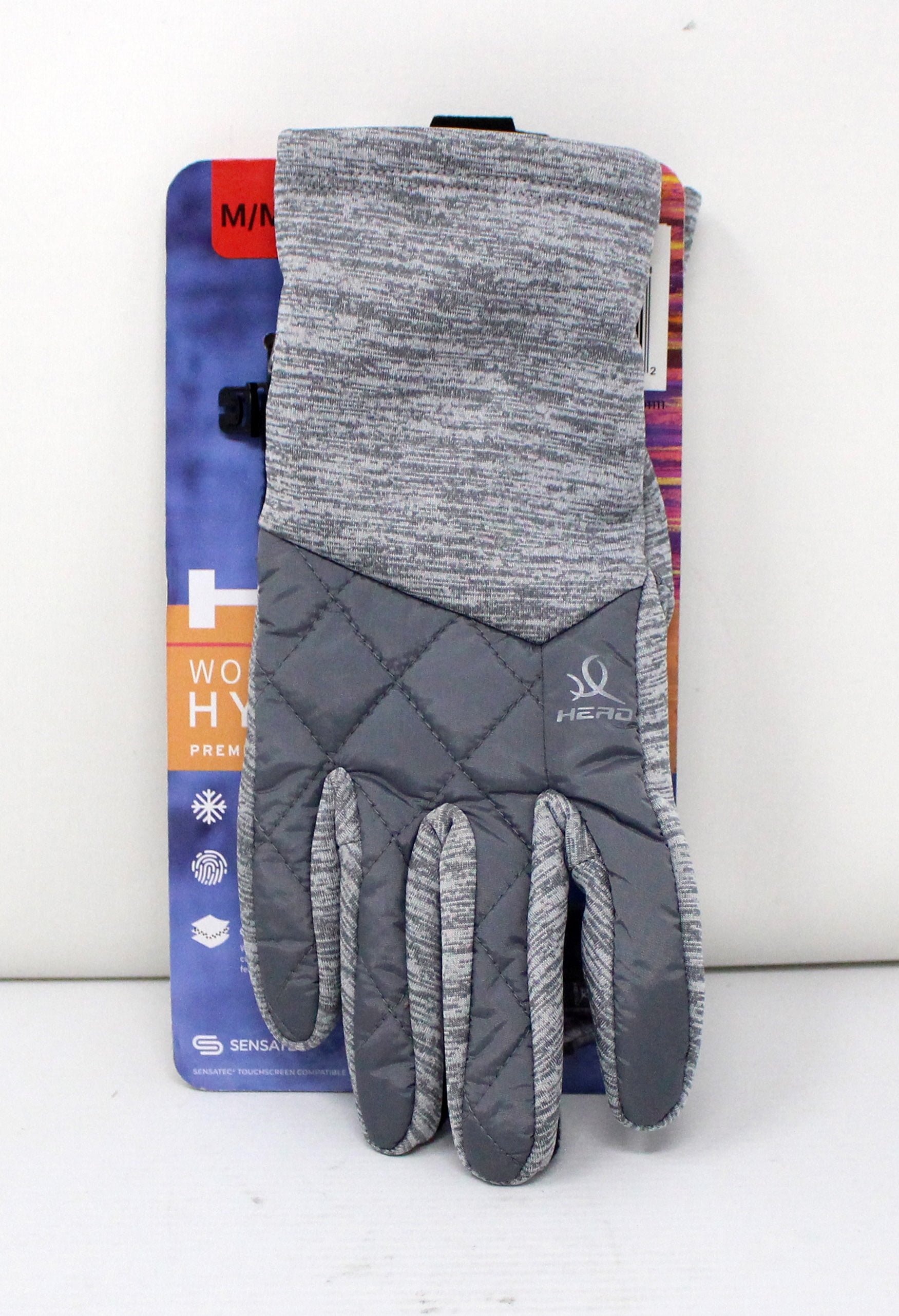 HEAD Head Womens Hybrid Sensatec Gloves Medium Grey