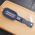 thumbnail image 5 of Escamador de pescado con cuchillo, removedor de escamas de pescado, raspador de escamas de pescado Rojo Verde, 5 of 5