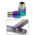 thumbnail image 2 of 1 Pair Left Right Bike Extenders Kit Pedal Extender Pedal Spacers Adapter Colorful 20mm, 2 of 9