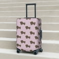thumbnail image 5 of Uemuo Dachshund Dog Puppy Printed Washable Luggage Cover - Fashion Suitcase Protector Fits 18-32 Inch Luggage -Large, 5 of 9