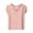 CC24-Pink, variant on Lumtrix Womens Sleep Shirt - Lightweight, Breathable Pajama Top - Cotton Cap Short Sleeve V-Neck Sleepwear and Loungewear Black L