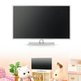 thumbnail image 3 of Ounissouiy Televisión de pantalla ancha en miniatura, TV LCD, muebles antiarañazos, juguetes para juego de imitación, Control remoto, Kits de construcción modelo Plata, 3 of 6