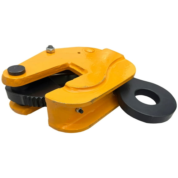 Techtongda 3T Vertical Plate Lifting Clamp Steel Plate Lifting Tongs With Lock Hoist Hook Chain Lifter