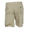 thumbnail image 6 of HOOMEUMY Men's Cargo Shorts Loose Fit Multi-Pockets Straight Solid Outdoor Work Shorts Straight Outdoor Work Shorts for Men Khaki 8, 6 of 7