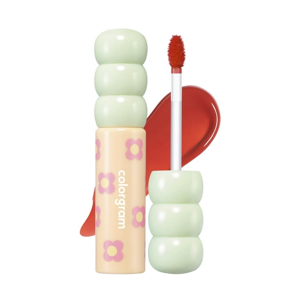 Tinte labial COLORGRAM Fruity Glass Tint 06 Joyful Tomato, 3 ml