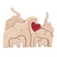 thumbnail image 1 of Adornos de animales de madera Abrazo Amor Estatuas y esculturas de madera Figura de animal de madera Estilo D, 1 of 9