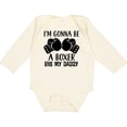 thumbnail image 3 of Inktastic Boxer Like Daddy Boxing Boys or Girls Long Sleeve Baby Bodysuit, 3 of 5