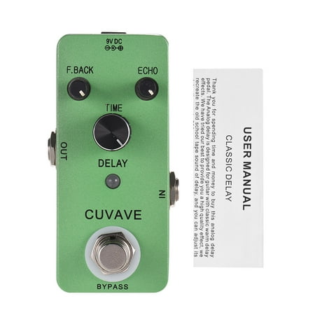 CUVAVE DELAY Analog Classic Delay Echo Guitar Effect Pedal Zinc Alloy Shell True