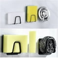thumbnail image 2 of Juego de 2 soportes de esponja autoadhesivos, para cocina, montaje sin taladro, negro 4,9*4,9 CM, 2 of 4