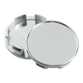 thumbnail image 4 of 48mm Base Outer Diameter 6 Clips 53mm Overall Outer Diameter Wheel Rim Hub Center Caps Cover Silver Tone - Pack of 4, 4 of 6