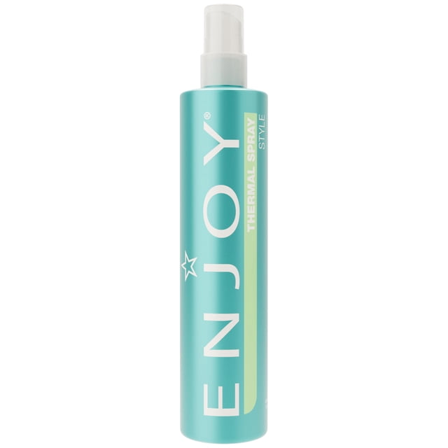 Enjoy Thermal Spray Firme y flexible Fijación del color Productos para el cabello antiencrespamiento s Crema para peinar el cabello Productos para peinar el cabello - 10.1 Oz 300 ml