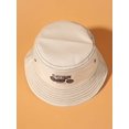 thumbnail image 2 of Zaful For Women Motorcycle Graphic Print Bucket Hat Beige, 2 of 4