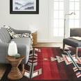 thumbnail image 2 of Home Dynamix Premium Sagrada Southwestern Geometric Area Rug, Black/Red, 7'8"x10'7", 2 of 6