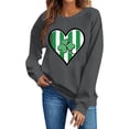 thumbnail image 6 of hotojiny Women St. Patrick's Day Gift Sweatshirts Fashion Printed Long Sleeve Shirt Casual Loose Fit Crew Neck Tops, 6 of 6