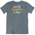 thumbnail image 1 of Best Life Happening Now Engagement T-Shirt Gift for Fiance, Fiancee, Women & Men, 1 of 8