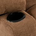 thumbnail image 3 of Kadyn Reclining Chair with Heating Vibration, Massage Adjustable Recliner Seat with 5 Massage Modes and 3 Intensity Options for Living Room, Bedroom, Home Office, Brown, 3 of 8