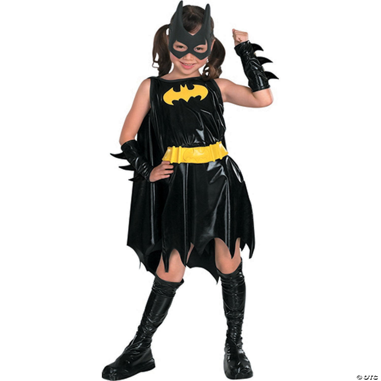 Rubie's Batgirl Deluxe Kinderkostüm – Größe L, Für 8–10 Jahre, Inkl. Gürtel, Maske & Flügel