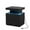 2 Drawer-Charging Station-Black, variant on Hommpa Modern LED Nightstand 2 Drawer Bedside Table High Gloss Black Smart Nightstands End Side Table for Bedroom